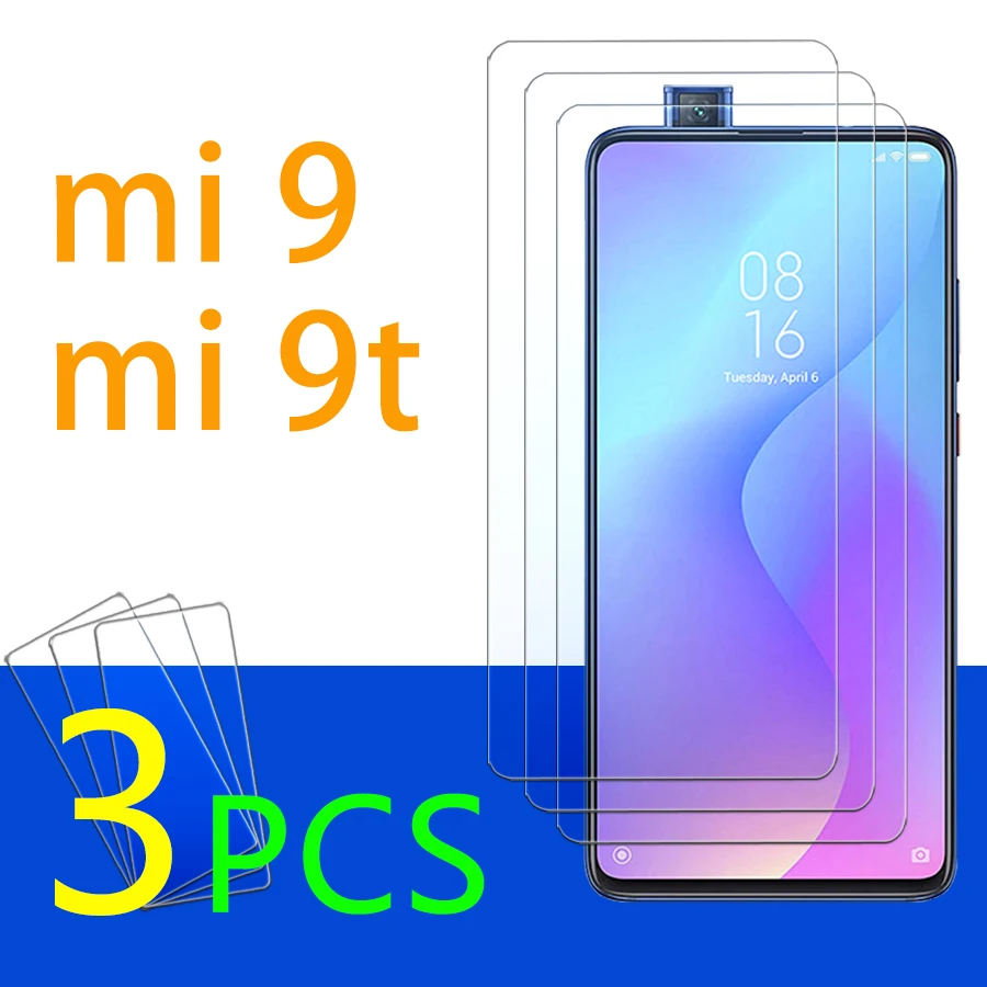 Комплект из 3 предметов для xiaomi redmi 9 t безопасный защитная пленка закаленного