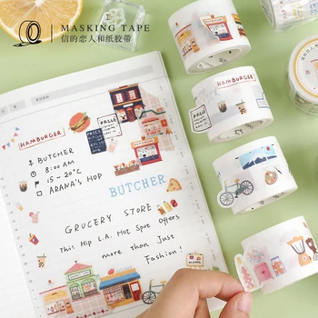 

Life 1Pcs\DIY Cute Creative Fun Vintage Personality Tape Album Diary Calendar Scrapbook Student Stationery Office Supplies tape