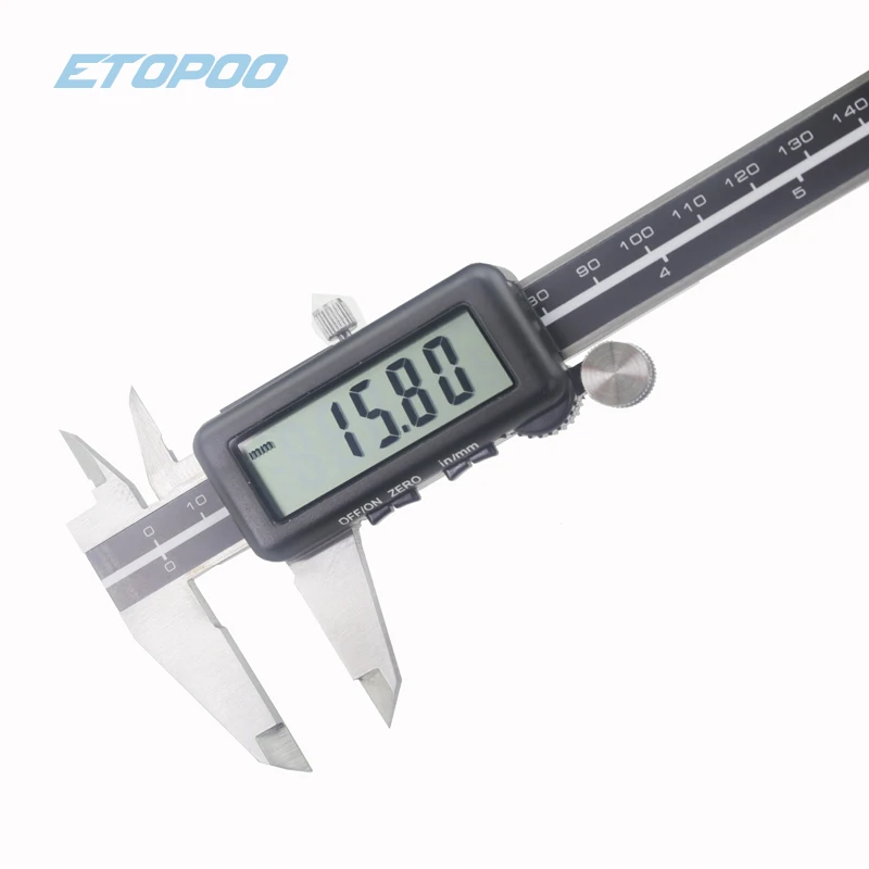 150mm-6-UPM-Full-Screen-Yellow-white-LCD-Electronic-Digital-Caliper-micrometer-gauge-measuring-tool