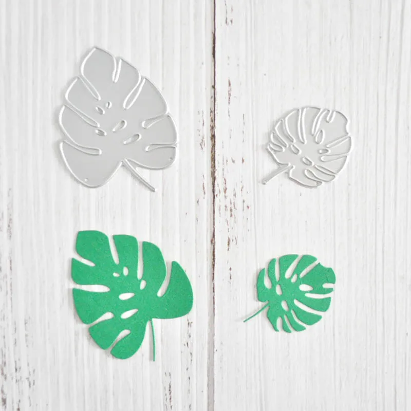 

Happymems Cutting Dies ins Leaf Card Making Metal Die Cuts Embellishments For Scrapbooking Silver DIY Monstera Crafts