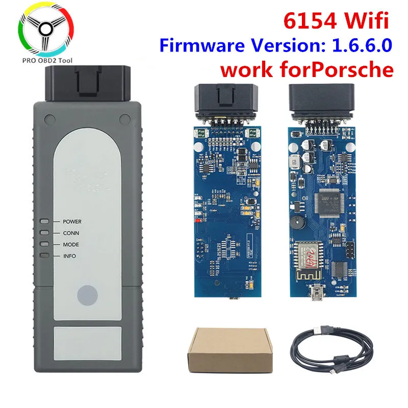 New OKI 6154 V1.6.6.0 V5.1.6 Full Chip OBD2 Diagnostic Tool AMB2300 WIFI UDS For 5054A AD/Skoda Code Reader | Автомобили и