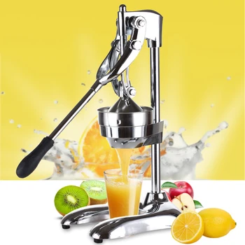 

Stainless Steel Manual Hand Press Juicer Squeezer Citrus Lemon Orange Pomegranate Fruit Juice Extractor Commercial or Household