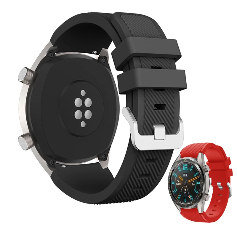 Ремешок спортивный для смарт часов Huawei watch GT сменный Браслет наручных 2 46 мм