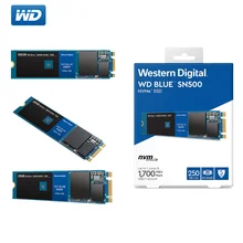 WESTERN DIGITAL WD BULE 500 Гб 250 ГБ SSD M.2 2280 NVMe PCIe Gen3* 2 Внутренний твердотельный накопитель SN500 для ПК ноутбука