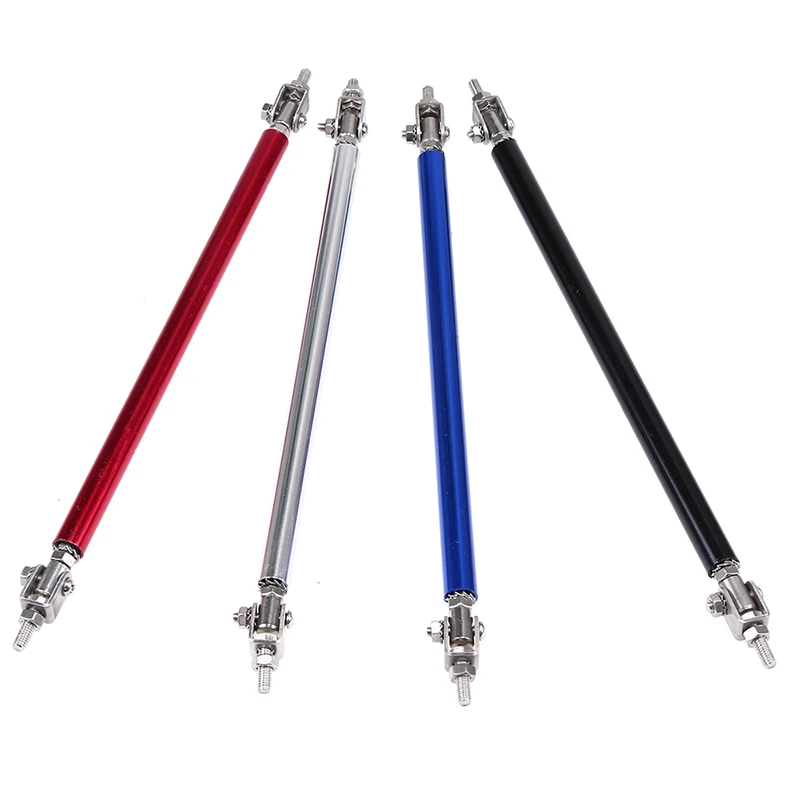 Car Bumper Spoiler,Bumper Lip,Bumper Lip Decoration Universal Adjustable Racing Front Bumper Lip Splitter Rod Strut Tie Bar Support Kit