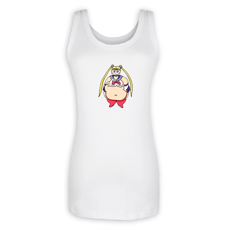 jfVestS179W Aladdin and the Magic Lamp Genie жилет Сейлор Мун кот Милый Мультфильм Олень майки без рукавов хлопок повседневные топы на бретелях подарок - Цвет: jfVestS179W
