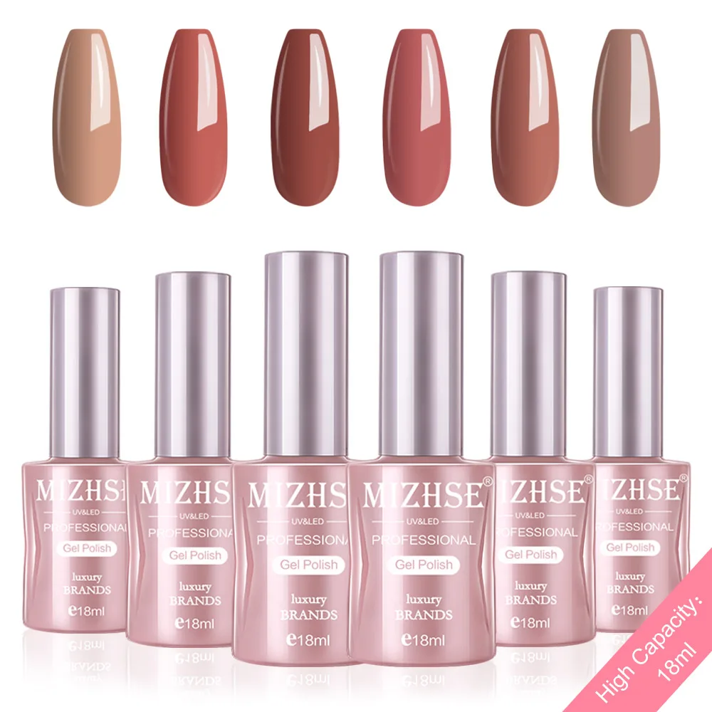 P31 MIZHSE Гель-лак набор УФ-наконечники Vernis Полупостоянный Гель-лак лаковое гелевое покрытие для ногтей длительный Чистый Цвет Гель-лак подарочная коробка - Цвет: P31