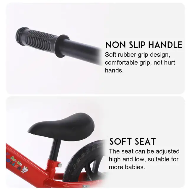 12inch Children Balance Bike Child Bike Balance Bicycle For Kids Learning Walker Outdoor Sports No Pedal Bicycle Doki Toy 2021 4