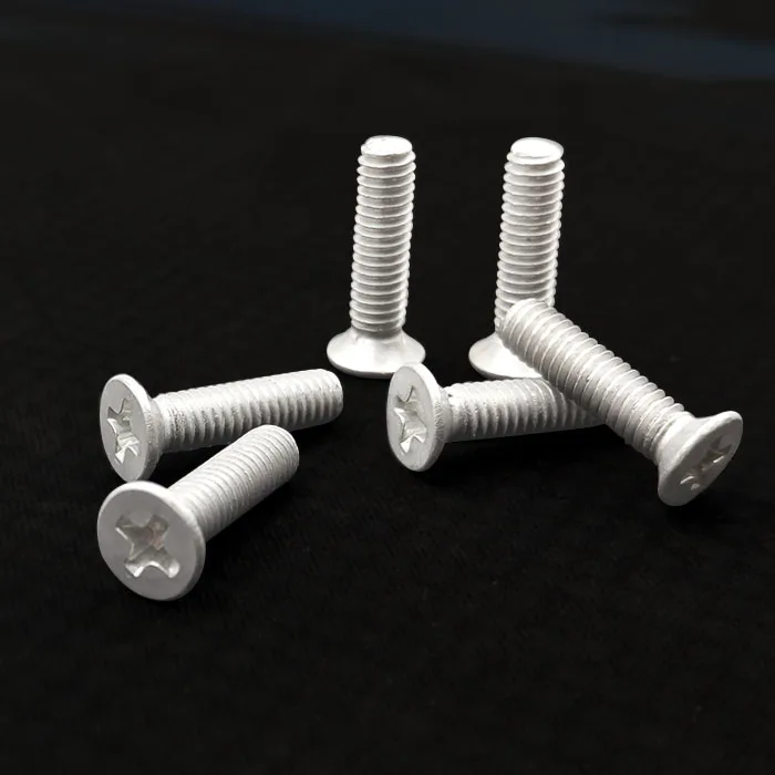 10pcs M2 Phillips countersunk head screws cross socket flat end screw mechanical bolts aluminum alloy bolt 4mm-12mm long | Обустройство