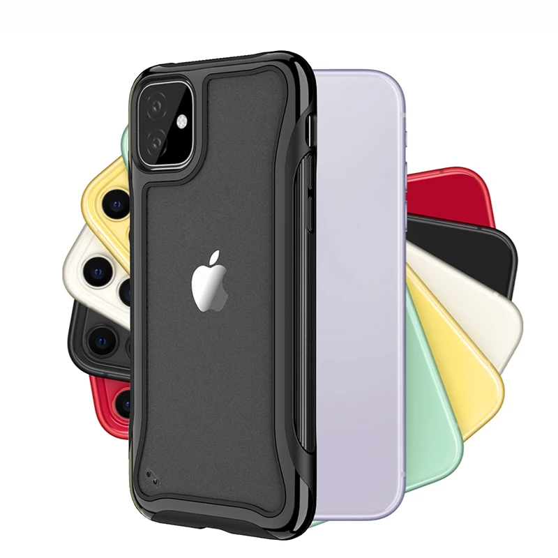 Чехол для iPhone 11 Pro Max 5 8 6 1 дюймов 2019 жесткий резиновый чехол из ТПУ