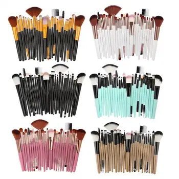 

25 Pcs/lot Makeup Brushes Tool Set Function Face Makeup Brush Liquid Contour Powder Make Up Slant Brush Cosmetics Tools