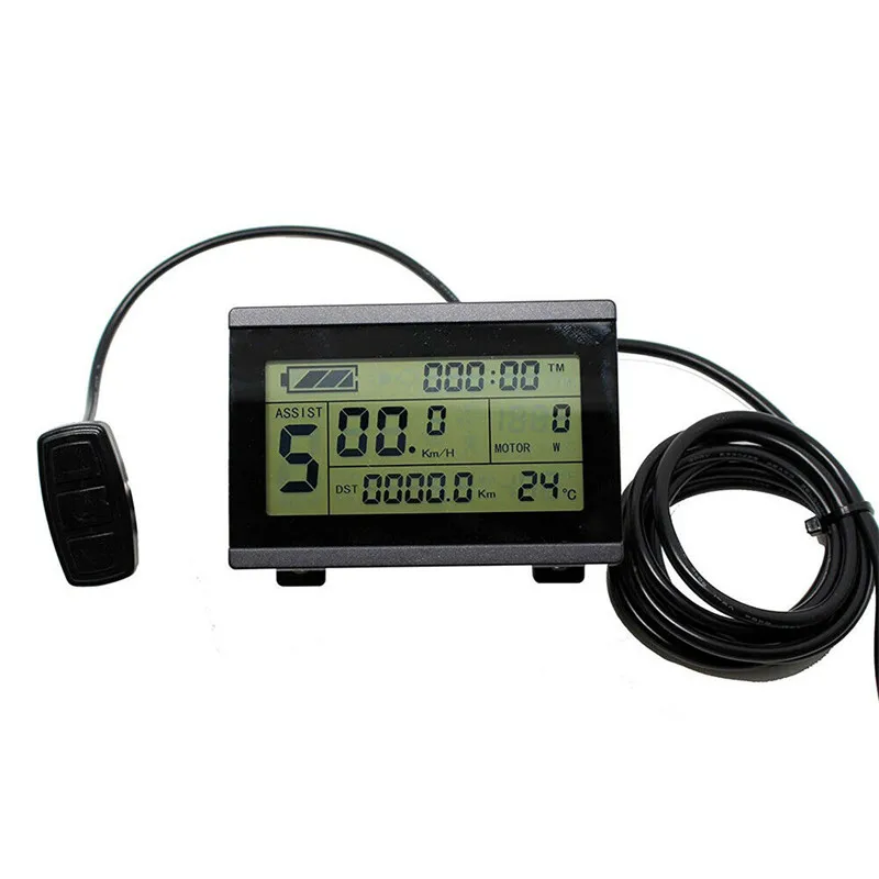 

36/48V KT-LCD5 E-Bike LCD Display Meter for KT Series Controllers Waterproof Smart Electric Bicycle LCD Meter E-Bike Accessories