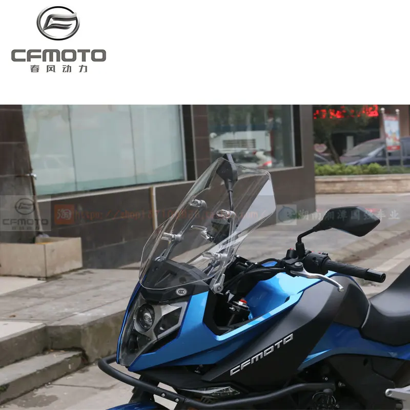 Переднее мотоциклетное лобовое стекло ветровое стекло Обтекатели для CFMOTO CF650-3 650MT прозрачный 41 см