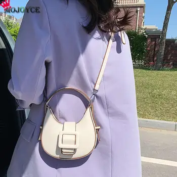 

Women Pure Color Casual Hobo Shoulder Bags Leather Crossbody Messenger Handbags Youth Ladies Small Square Bag