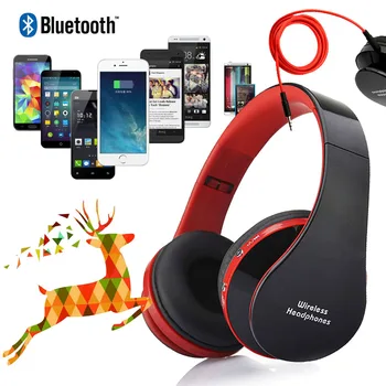 

Professional Foldable Blutooth Casque Headphone Audio gaming Headset Wireless Headphone Big Earphone With Mic for phone computer