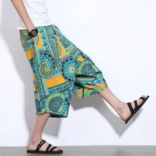 Men Shorts Summer Casual Bermuda Beach Shorts Men Holiday Thailand Bali Hip Hop Short Pants Linen Cotton Shorts Fitness Clothing