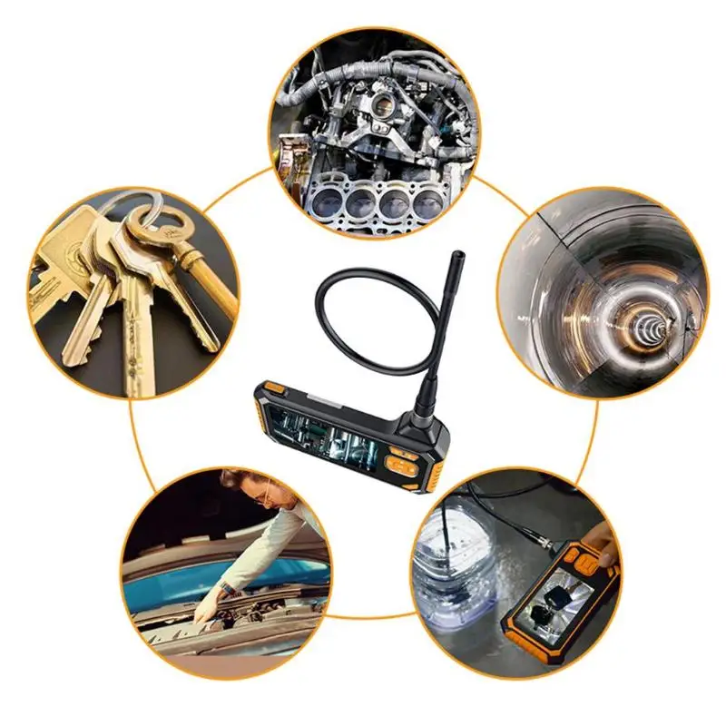 

Handheld Industrial Endoscope Camera with 4.3 inch LCD Screen 1080P Pixel Camera for Automobile Inspection Pipeline Inspection