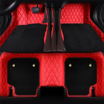 

Car floor mats for Skoda Superb Yeti Fabia Rapid spaceback 5D heavy duty car styling carpet floor liner