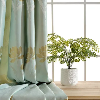 

Modern Simple Cationic Jacquard Shading Curtains for Living Dining Room Bedroom.