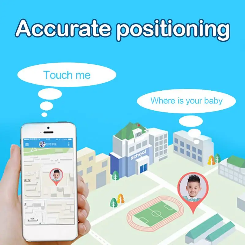 New Anti Lost Q50 Oled Child Gps Tracker Sos Smart Monitoring Positioning Phone Kids Gps Baby Watch Compatible Ios & Android Hot