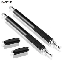 2 w 1 uniwersalny długopis Stylus rysunek Tablet długopisy pojemnościowy ekran Caneta Touch Pen do telefonu komórkowego Smart Pen akcesoria tanie tanio CN (pochodzenie) Ekran pojemnościowy 5 5inch PZCMB0048 Metal