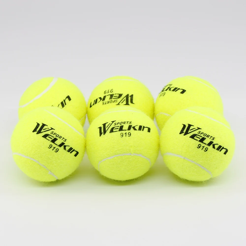WELKIN #919 1pcs Training Tennis Professional Training Tennis Quality Rubber High bounce for Family Friend Beginner School Club