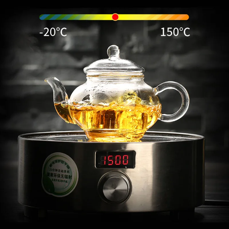 250ML Glass Teapot Tea Infuser Heat Resistant High Temperature Explosion Proof Milk Rose Flower Tea Set Teacup
