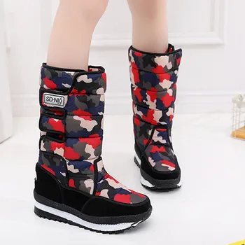 

shoes woman fashion boots Women's Warm Hook Winter Boots Snow Boots High Tube Waterproof Casual Booties