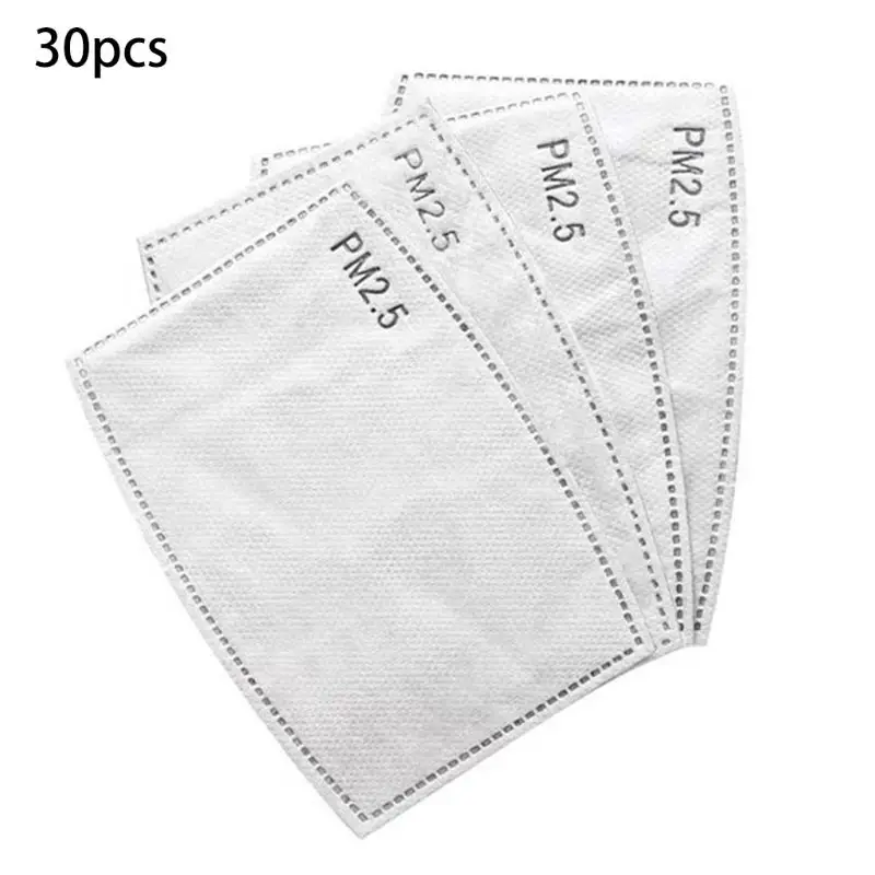 

20 Disposable Mask Pad 5-Layer Filtration Filter Pads Air Purifying PM2.5 Filte