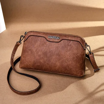 

Messenger Bags Ladies Party Women Soft Leather Shoulder Bag Sac A Main Vintage Crossbody Bags For Women Flap Bag New
