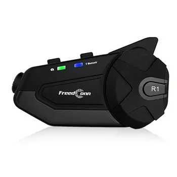 

Universal R1 1080P Hd Camera Motorcycle Helmet Headset Waterproof Wifi 4.1 Stereo Headphones Intercom Interphone Dvr