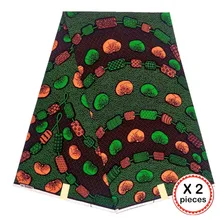 Африканская восковая ткань с принтом Анкара для шитья Анкара африканская ткань 12 ярдов Нигерия хлопок Гана ткань для платья 91011