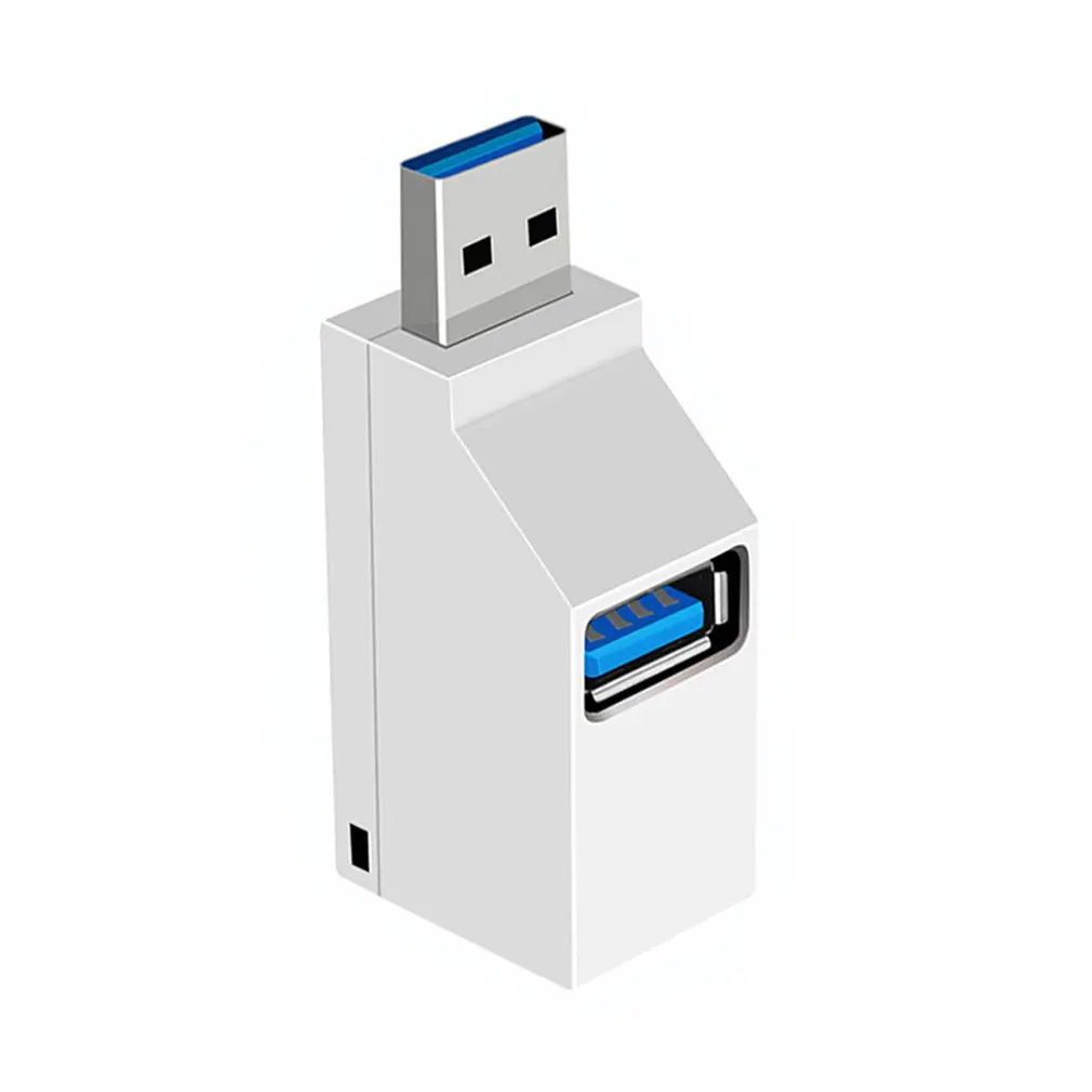 Мини 3 порта USB 3,0 концентратор высокоскоростной передачи данных сплиттер коробка адаптер для ПК ноутбук MacBook Air Pro