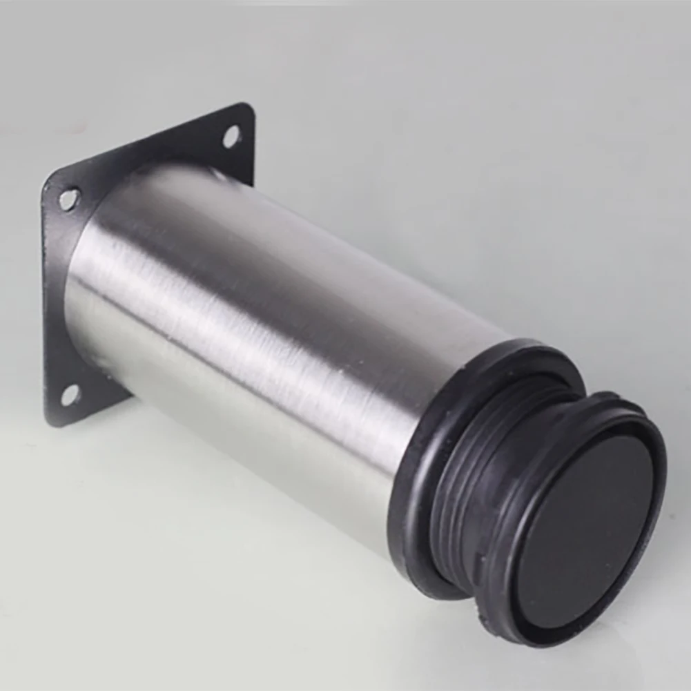 

Stainless Steel Furniture Foot Table Adjustable Sofa Home Hardware Round DIY Support Durable Living Room Anti Slip Cabinet Legs