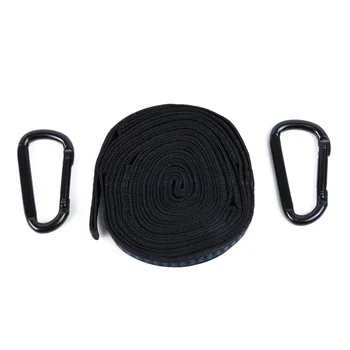 

New 2 X Adjustable Tree Hanging Extension Hammock Straps Suspension+2 X Buckle