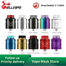 Hellvape Dead Rabbit версия 2 RDA 24 мм Диаметр Vape танк с BF squonk 510 pin коробка мод атомайзер против Dead Rabbit/Zeus X