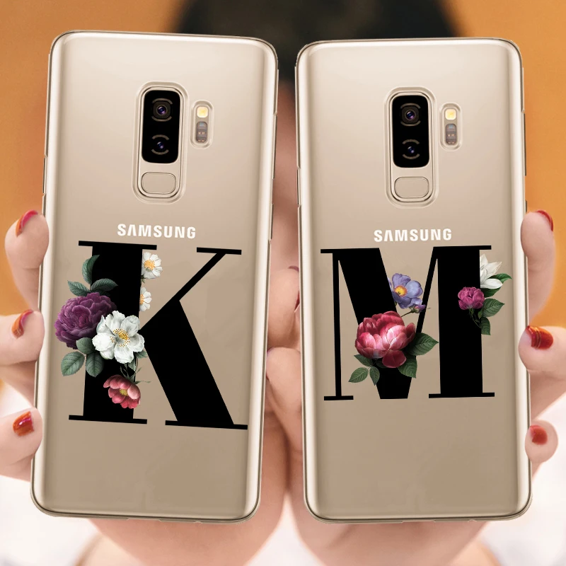 

For Samsungs S20 Plus S20Ultra Cases silicone Letter name Customized Custom Phone Case For Samsungs S7 Edge S8 S9 S10 Lite Cover