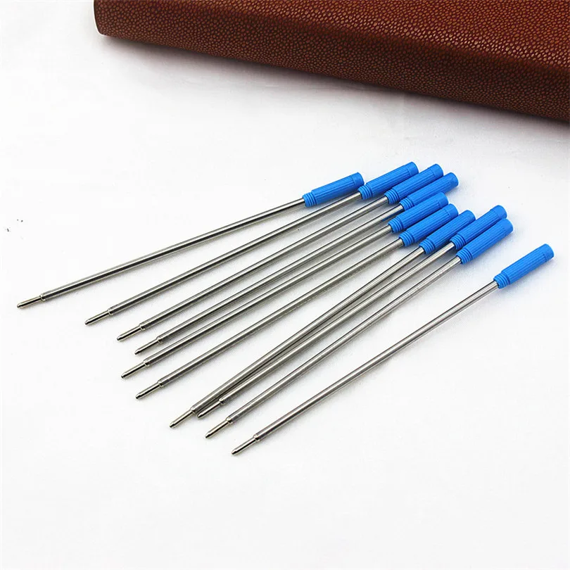 10pcs/lot Wholesale Price For Cross Type Ballpoint Pen Refills ink medium & black Fit For Home Classroom Office 10pcs auto blade type medium car fuses 3a 5a 7 5a 10a 15a 20a 25a 30a 35a 40a