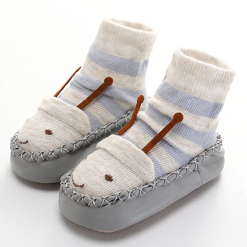 Зимние носки для маленьких мальчиков и девочек; chaussette; хлопковые гетры для малышей; детские носки-тапочки; нескользящие носки для малышей