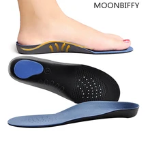 MOONBIFFY обувь Подушка для поддержки свода стопы уход вставить ортопедические стельки для плоскостопия, для здоровья подошва Pad