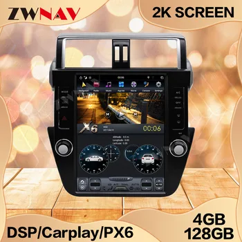 

4+128G Tesla Screen For 2014 2015 2016 2017 TOYOTA LAND CRUISER Prad Android 9 Unit Car Multimedia Player GPS Audio Radio Stereo