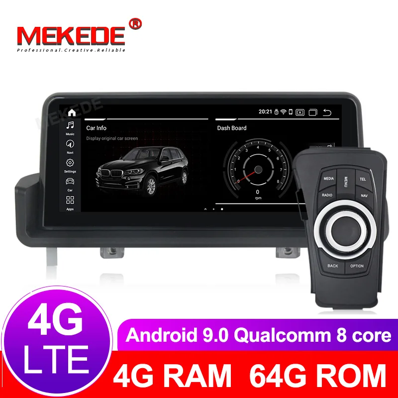 Cheap 8 cores 4G+64G android 9.0 Car radio GPS Navigation for BMW 3 serise E90 E91 E92 E93 with 4G LTE wifi bluetooth IPS screen 0