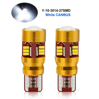 

2Pcs T10 27SMD 3014 LED Canbus Bulb for Mercedes W203 W205 W204 W211 W212 Car Interior Dome Light Trunk Lamp Parking Lights
