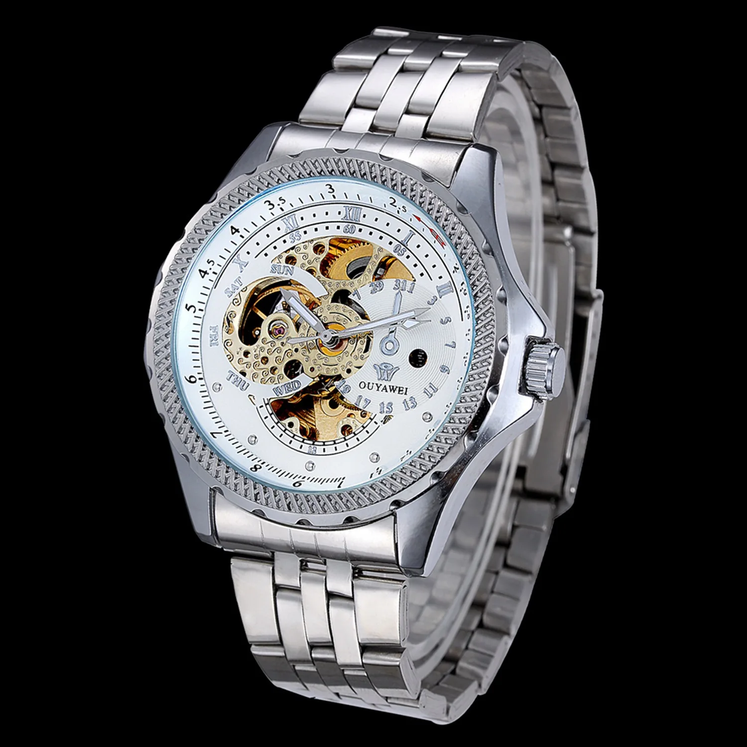 

Europe-asia wei Analog Watch Tourbillon MEN'S Watch Ouyawei