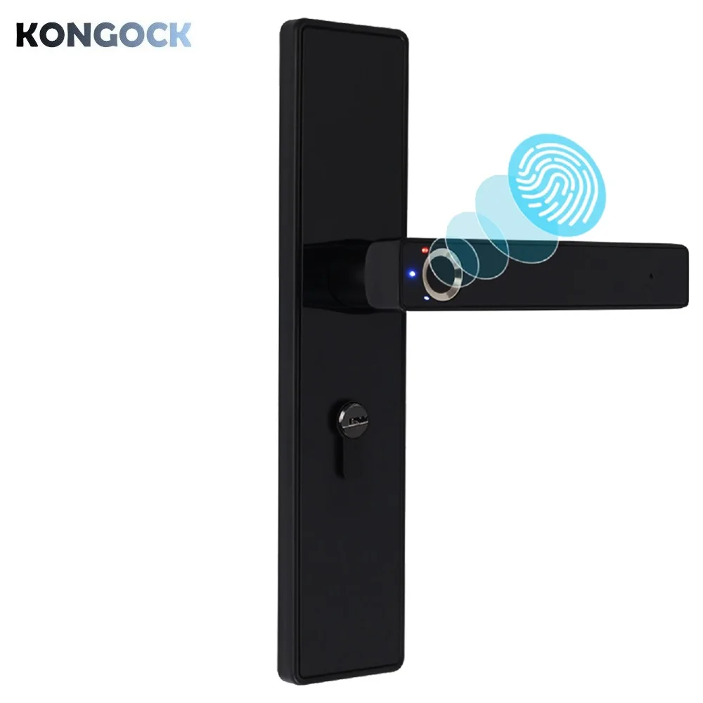 

Electronic intelligent fingerprint door lock, wireless anti theft smart door-lock USB rechargeable home security door lock