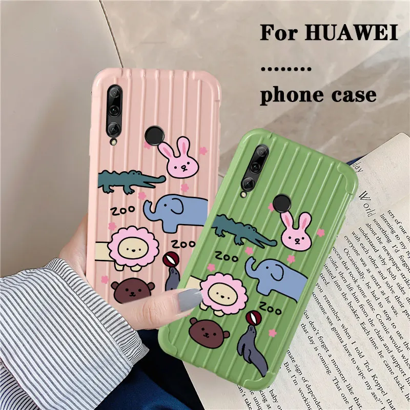 Чехол для телефона huawei mate 20 10 lite y9 y7 pro 2019 задняя крышка с милым мультяшным