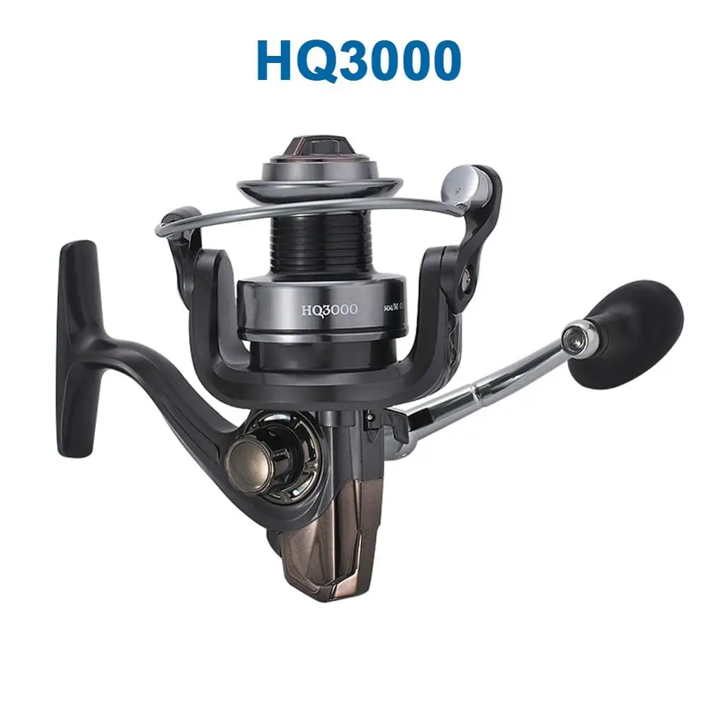 HQ3000 Metal 13+1BB Long Shot Spinning Fish Reel Baitcasting Left Right Hand Changeable Throwing Carp Fishing Reel Wheel - Цвет: HQ3000