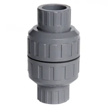 25 мм 32 мм 40 мм 50 мм ID серый ПВХ односторонний обратный клапан труба фитинг для орошения сада аквариум