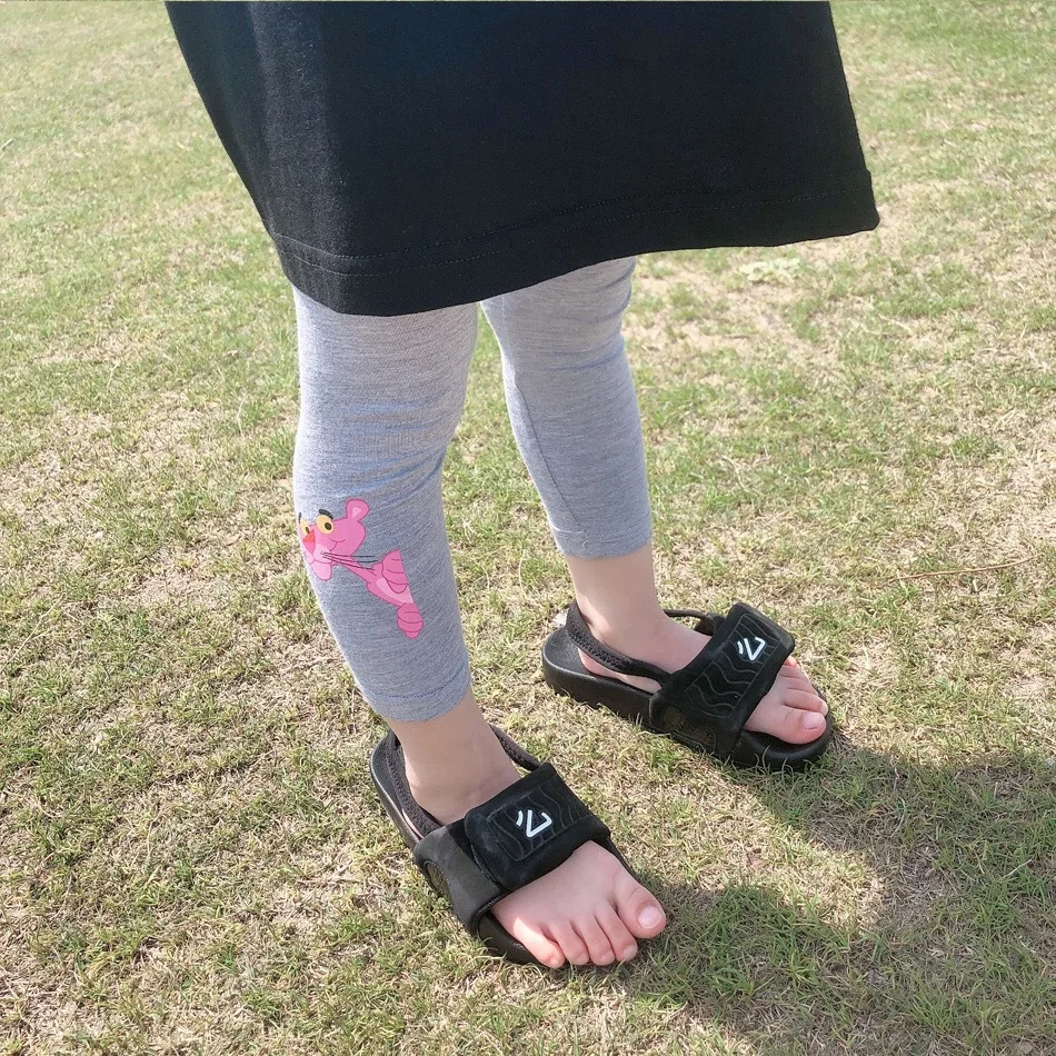 Summer Childrenswear Girls Modal Cartoon Printed Leggings Children Baby Ultra-Thin Leggings