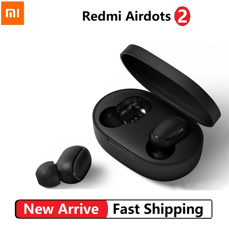 Xiaomi Redmi AirDots 2 TWS Беспроводные стерео Bluetooth 5 0 наушники с шумоподавлением Handsfree AI